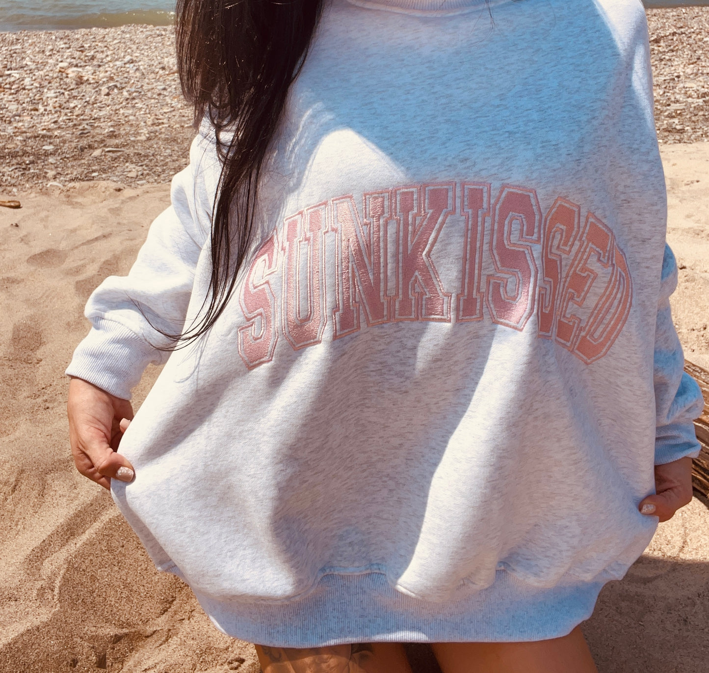 Sunkissed Embroidered sweatshirt